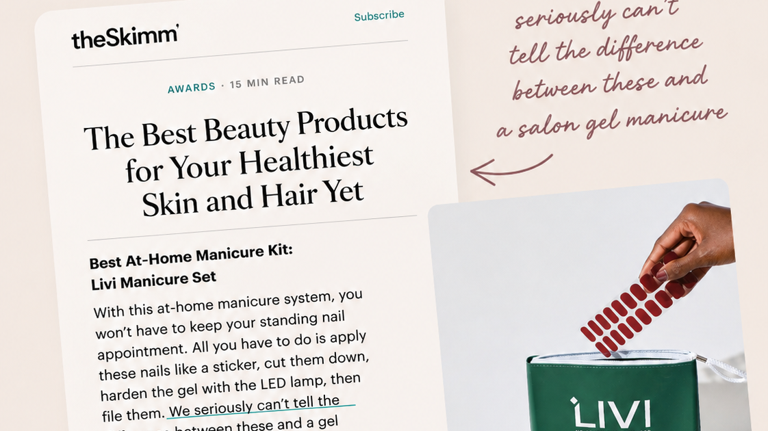 The Skimm Called LIVI the Best At-Home Manicure Kit.